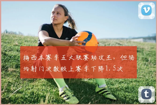 梅西本赛季五大联赛助攻王，但场均射门次数较上赛季下降1.5次